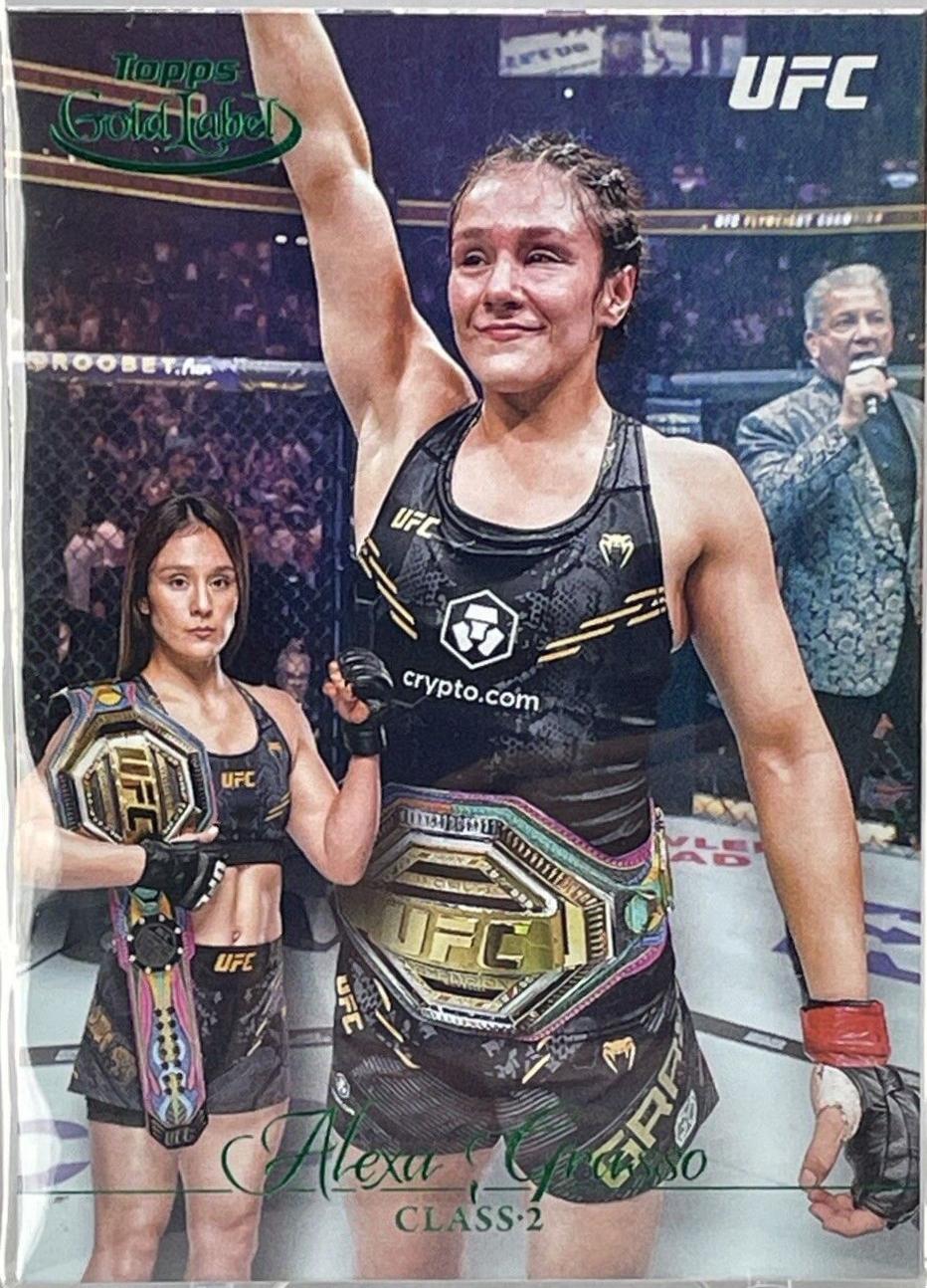 Alexa Grasso 2024 Topps Gold Label UFC Base Class II #20 Green