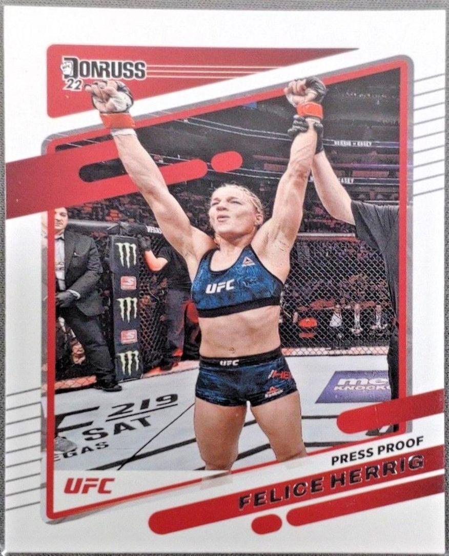 Felice Herrig 2022 Panini Donruss UFC Base #143 Silver