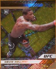 Kevin Holland 2021 Panini Chronicles UFC Base XR #198 Asia Gold