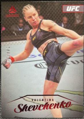 Valentina Shevchenko 2023 Panini Chronicles UFC Base Luminance #151 Red