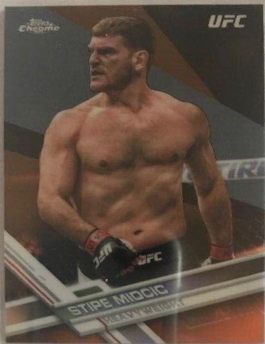 Stipe Miocic 2017 Topps Chrome UFC Base #19 Orange