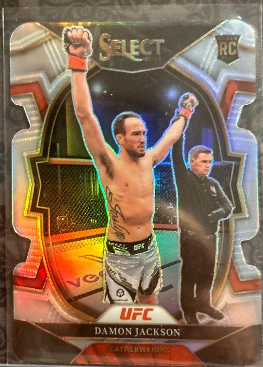Damon Jackson 2023 Panini Select UFC Concourse #32 Silver Die Cut