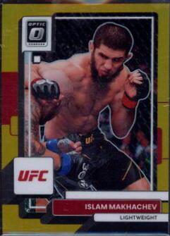 Islam Makhachev 2023 Panini Donruss Optic UFC Base #41 Gold