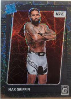 Max Griffin 2022 Panini Donruss Optic UFC Base #119 Black Velocity