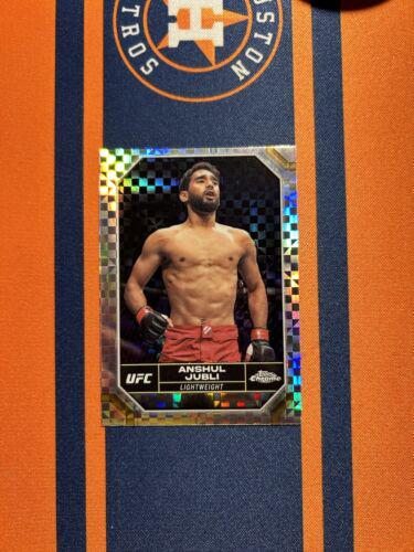 Anshul Jubli 2024 Topps Chrome UFC Base #18 X-Fractor