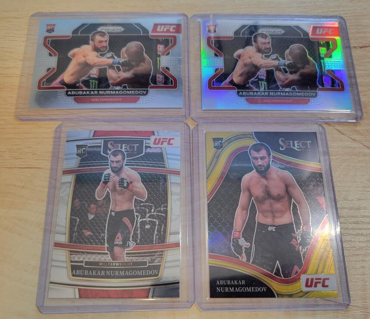 Abubakar Nurmagomedov 2022 Panini Select UFC Mezzanine #400 Gold