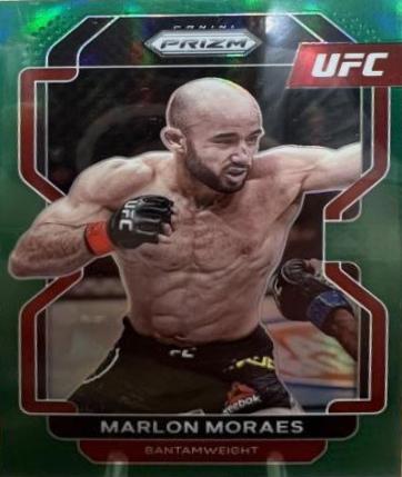Marlon Moraes 2022 Panini Prizm UFC Base #148 Green