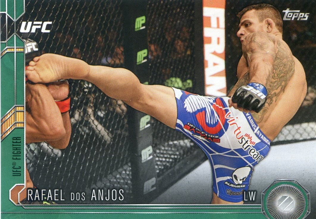 Rafael Dos Anjos 2015 Topps UFC Chronicles Base #74 Green