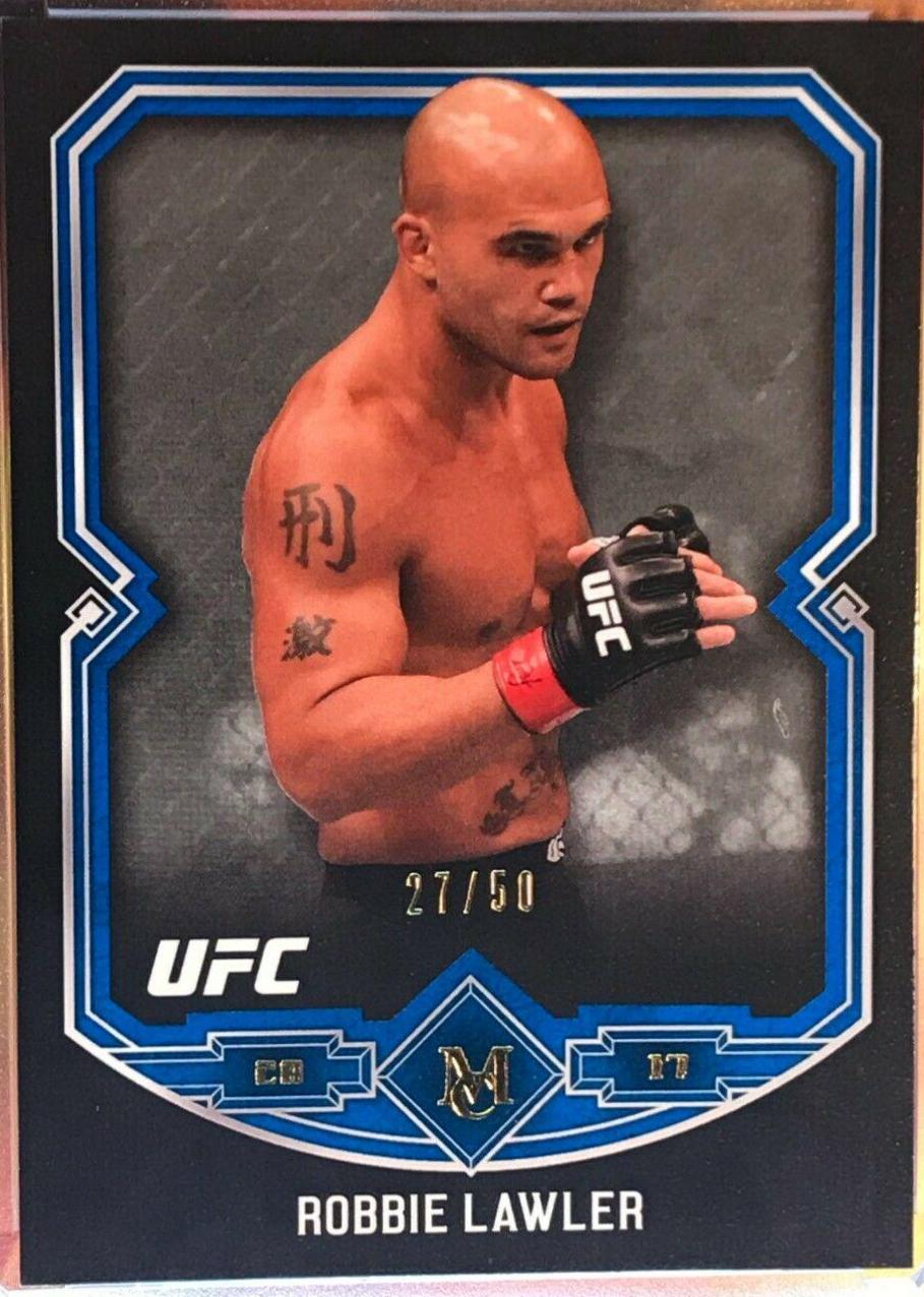 Robbie Lawler 2017 Topps Museum Collection UFC Base #35 Sapphire