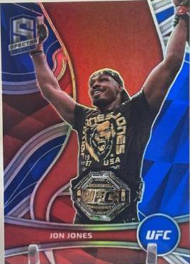 Jon Jones 2022 Panini Chronicles UFC Base Spectra #400 Blue