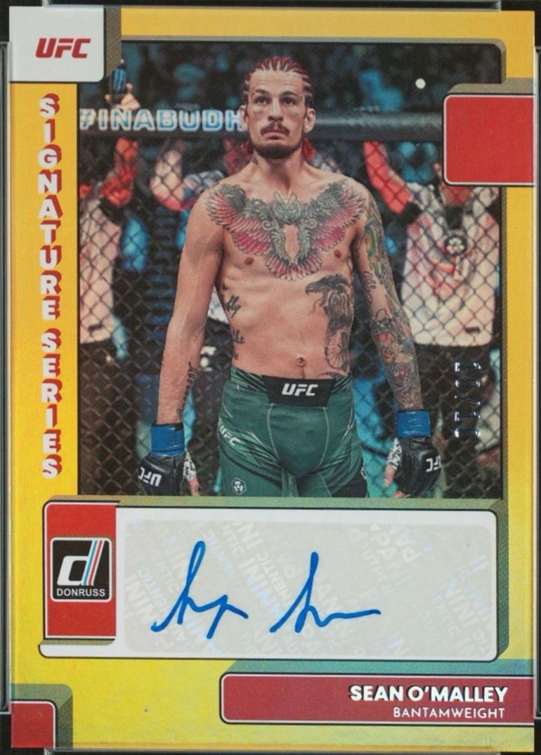 Sean O'Malley 2023 Panini Donruss UFC Signature Series #28 Black