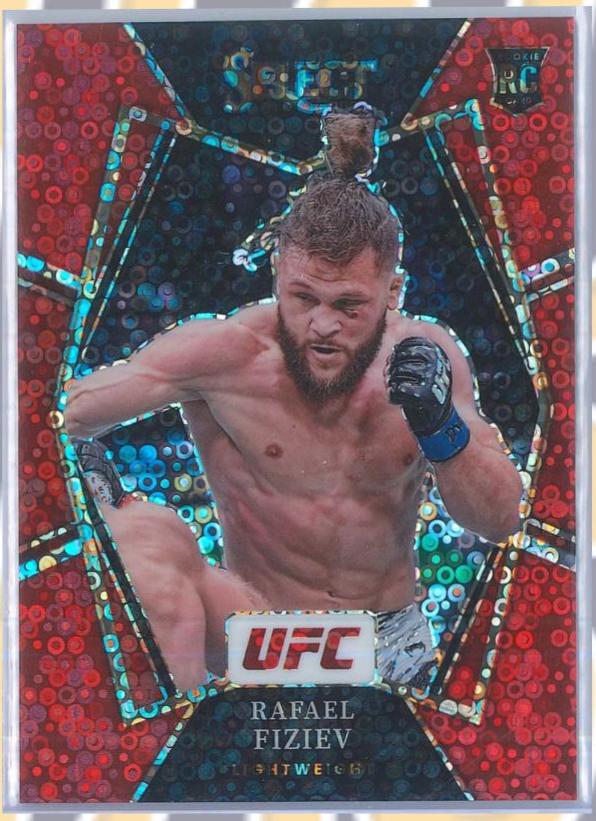 Rafael Fiziev 2022 Panini Select UFC Premier Level #147 Red Disco