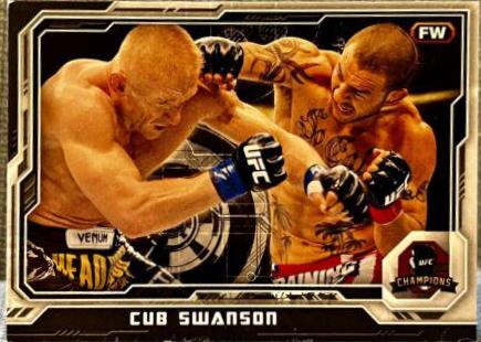 Cub Swanson 2014 Topps UFC Champions Base #175 Black