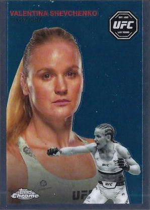 Valentina Shevchenko 2024 Topps Chrome UFC 1954 Topps #FFT-3 Red Refractor