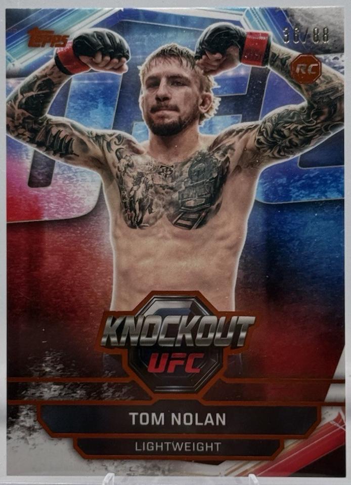 Tom Nolan 2026 Topps Knockout UFC Base #72 Orange