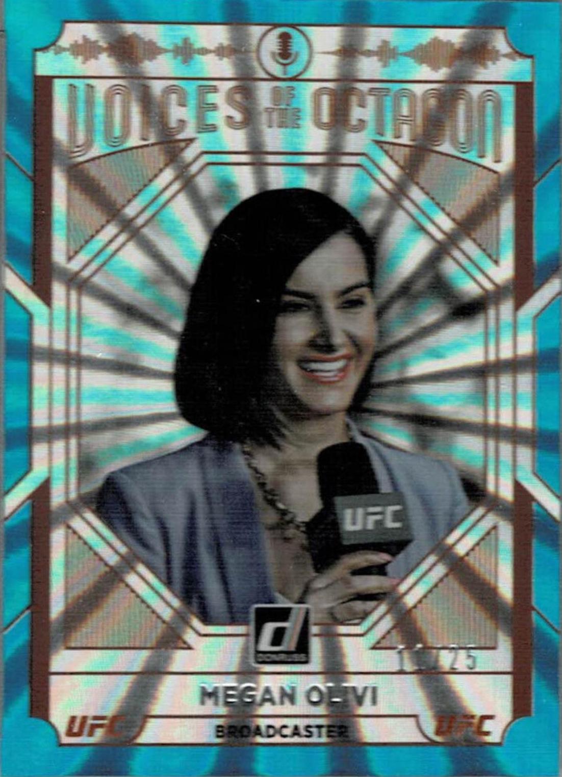 Megan Olivi 2022 Panini Donruss UFC Base #223 Teal