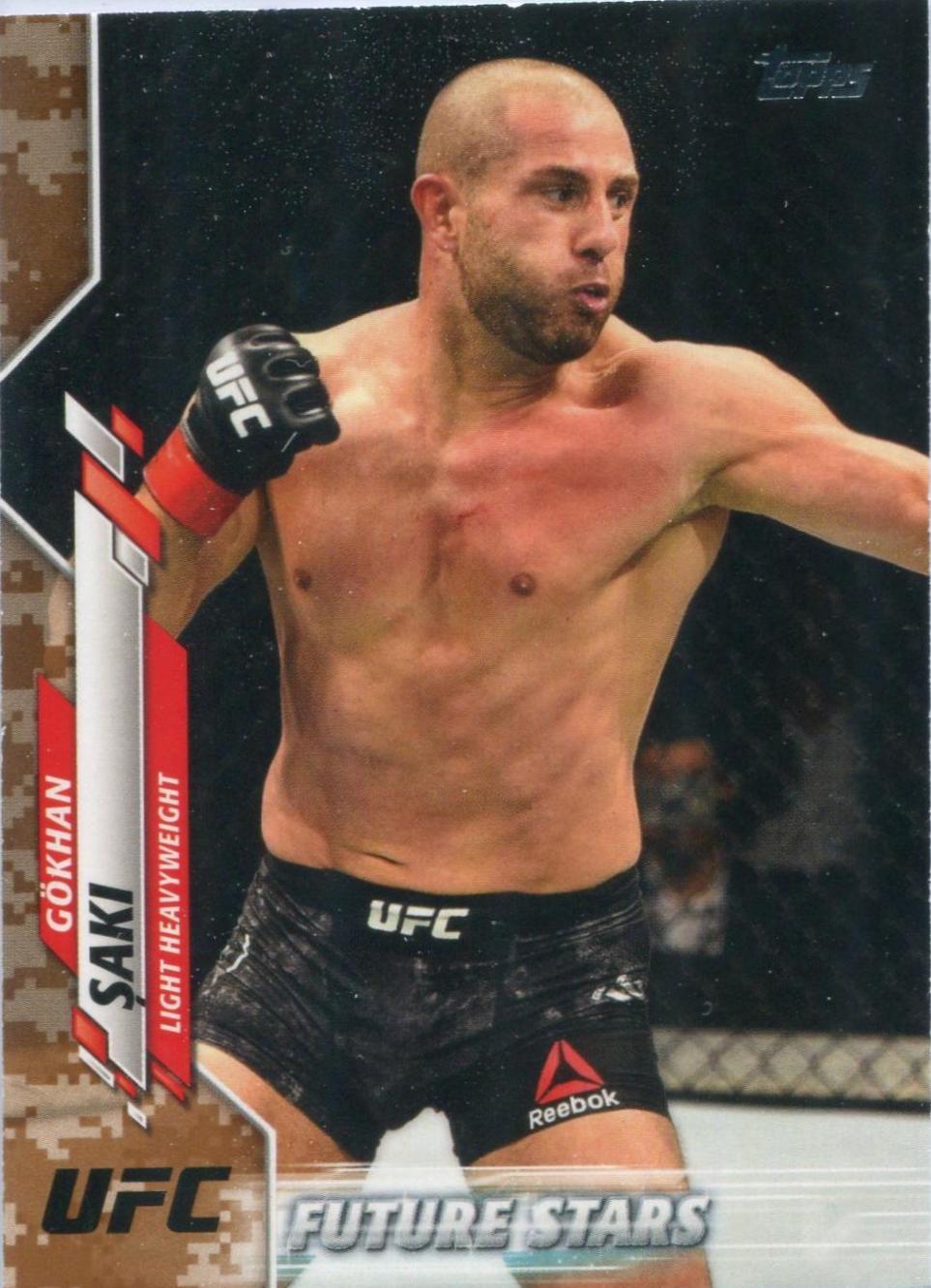 Gökhan Saki 2020 Topps UFC Base #83 Camo