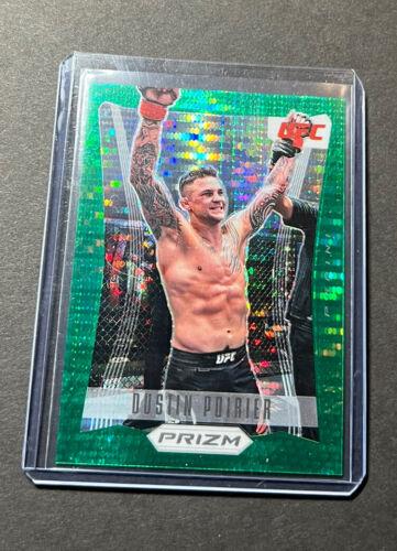 Dustin Poirier 2022 Panini Prizm UFC Prizm Flashback #14 Green Pulsar