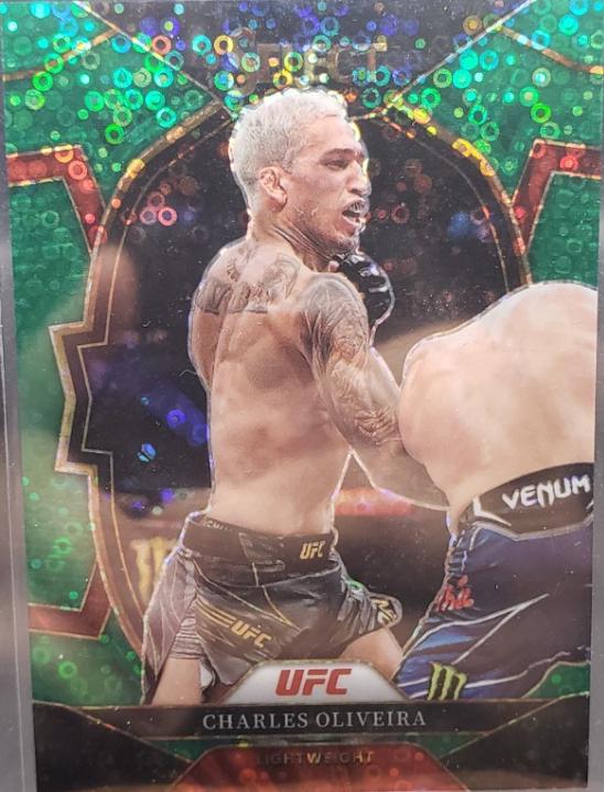 Charles Oliveira 2023 Panini Select UFC Concourse #45 Green Disco
