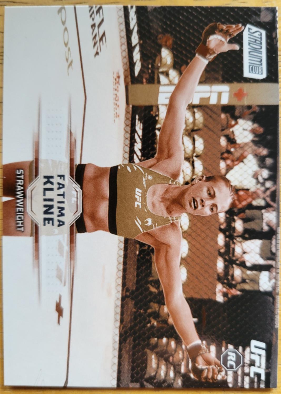 Fatima Kline 2026 Topps Stadium Club UFC Base #139 Sepia