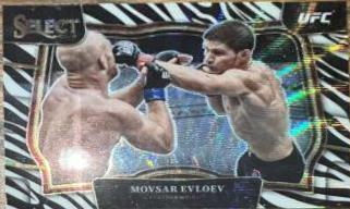 Movsar Evloev 2023 Panini Select UFC Octagonside #269 Silver