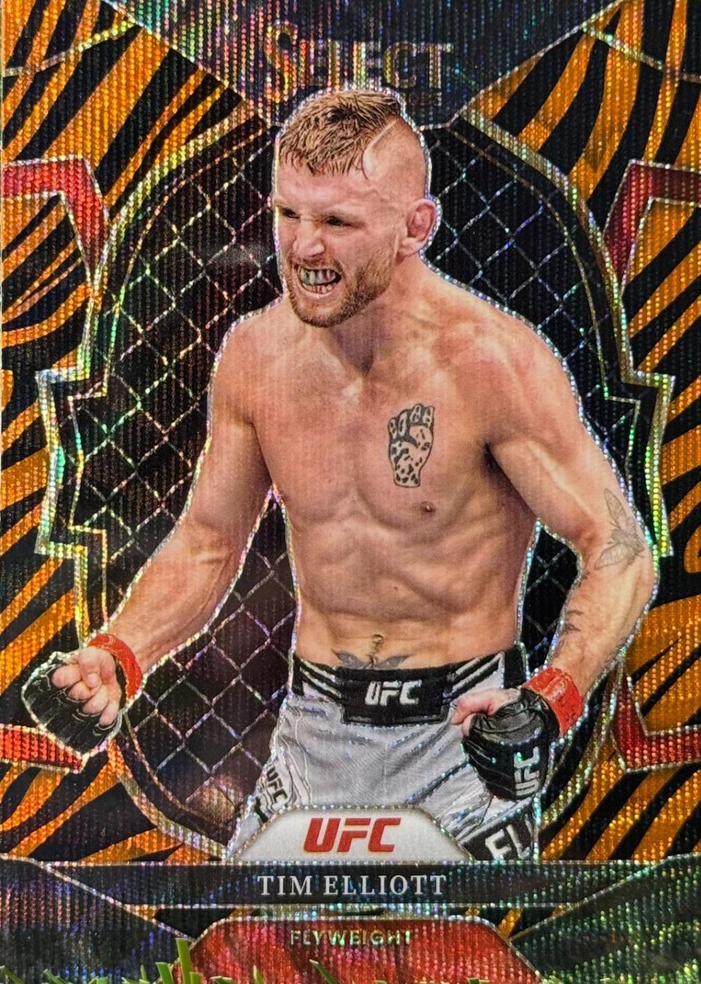Tim Elliott 2023 Panini Select UFC Concourse #63 Tiger