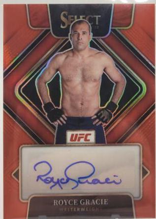 Royce Gracie 2022 Panini Select UFC Signatures #17 Red
