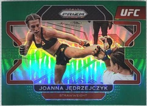 Joanna Jędrzejczyk 2022 Panini Prizm UFC Base #83 Green