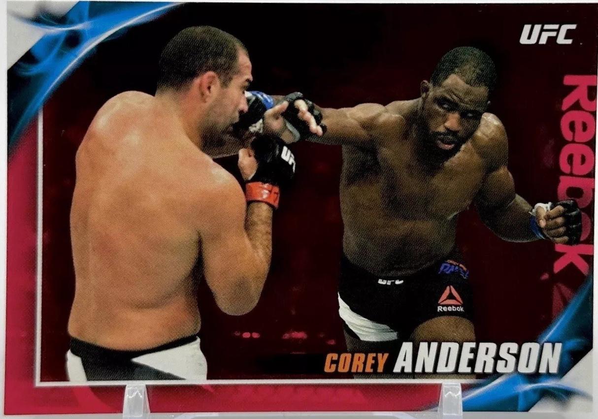 Corey Anderson 2019 Topps UFC Knockout Base #21 Red