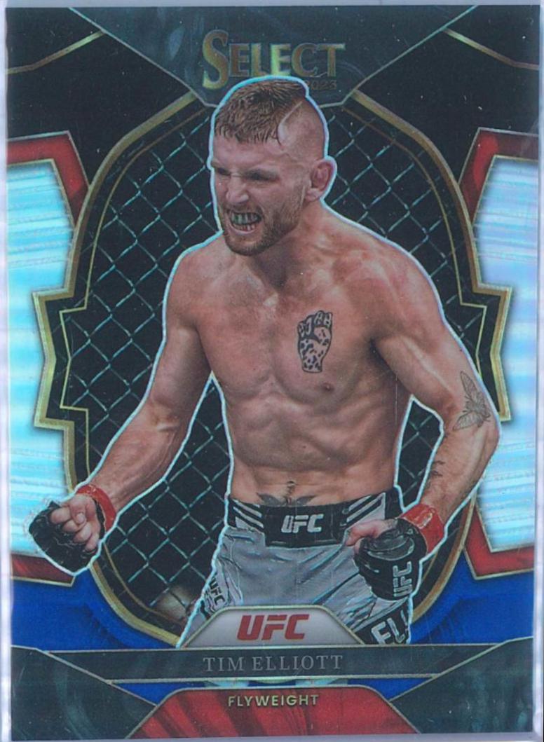 Tim Elliott 2023 Panini Select UFC Concourse #63 Black Blue