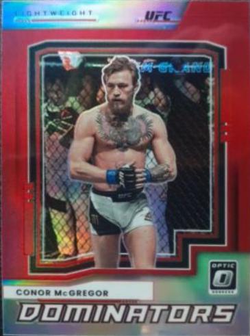 Conor McGregor 2022 Panini Donruss Optic UFC Dominators #2 Red