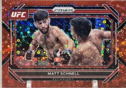 Matt Schnell 2023 Panini Prizm Under Card UFC Base #57 Red