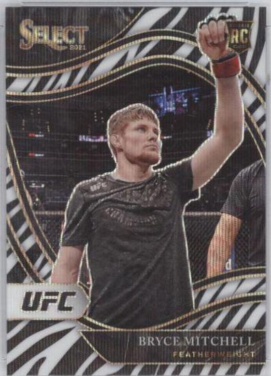 Bryce Mitchell 2021 Panini Select UFC Octagonside #277 Zebra