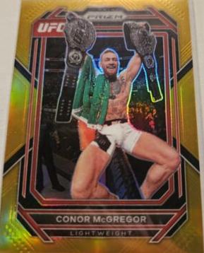 Conor McGregor 2023 Panini Prizm UFC Base #125 Gold
