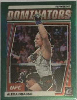 Alexa Grasso 2023 Panini Donruss Optic UFC Dominators #18 Green