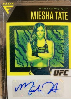 Miesha Tate 2021 Panini Chronicles UFC Flux Auto #20 Black