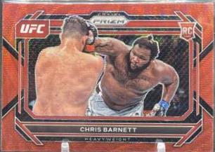 Chris Barnett 2023 Panini Prizm UFC Base #10 Ruby Wave