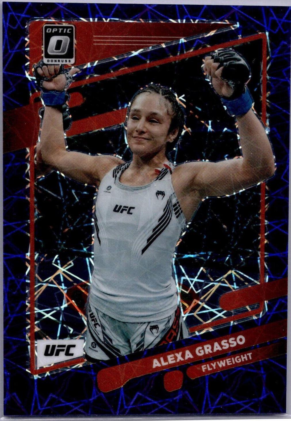Alexa Grasso 2022 Panini Donruss Optic UFC Base #91 Purple Velocity