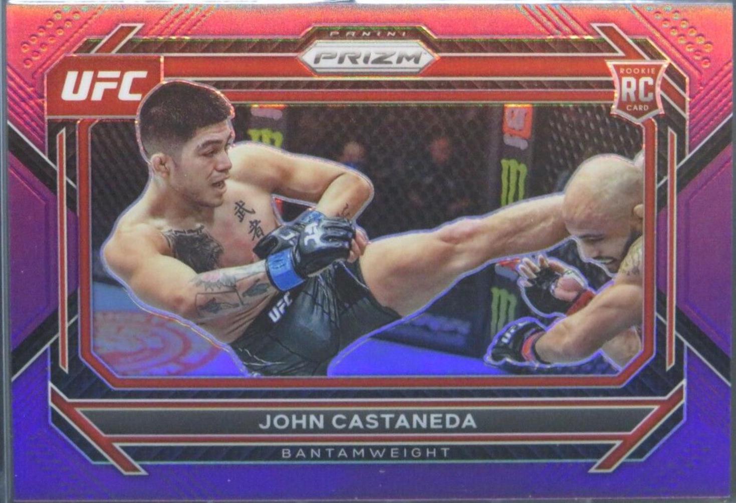 John Castaneda 2023 Panini Prizm UFC Base #64 Purple