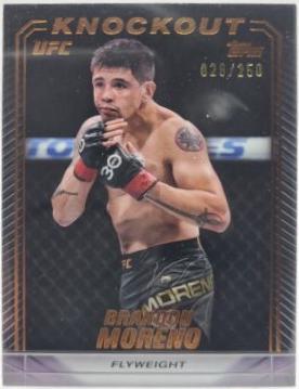 Brandon Moreno 2024 Topps Knockout UFC Base #37 Bronze