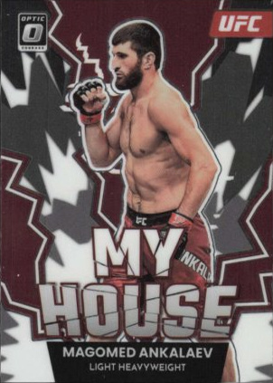 Magomed Ankalaev 2023 Panini Donruss Optic UFC My House #11 Purple