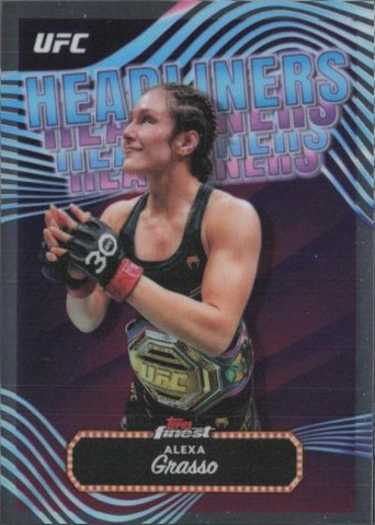 Alexa Grasso 2024 Topps Finest UFC Headliners #HDL-12 Superfractor