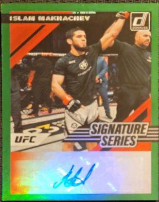Islam Makhachev 2022 Panini Donruss UFC Signature Series #2 Green