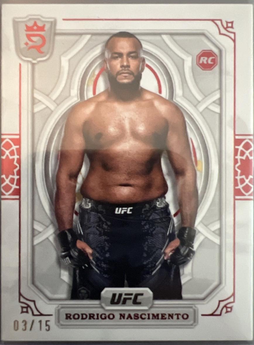 Rodrigo Nascimento 2024 Topps Royalty UFC Base #92 Red