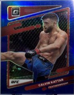 Calvin Kattar 2022 Panini Donruss Optic UFC Base #68 Blue