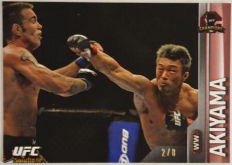 Yoshihiro Akiyama 2015 Topps UFC Champions Base #56 Red