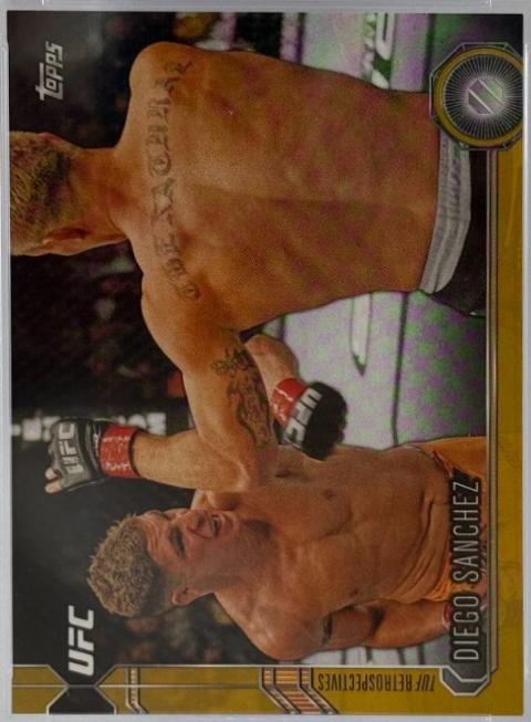 Diego Sanchez 2015 Topps UFC Chronicles Base #22 Gold