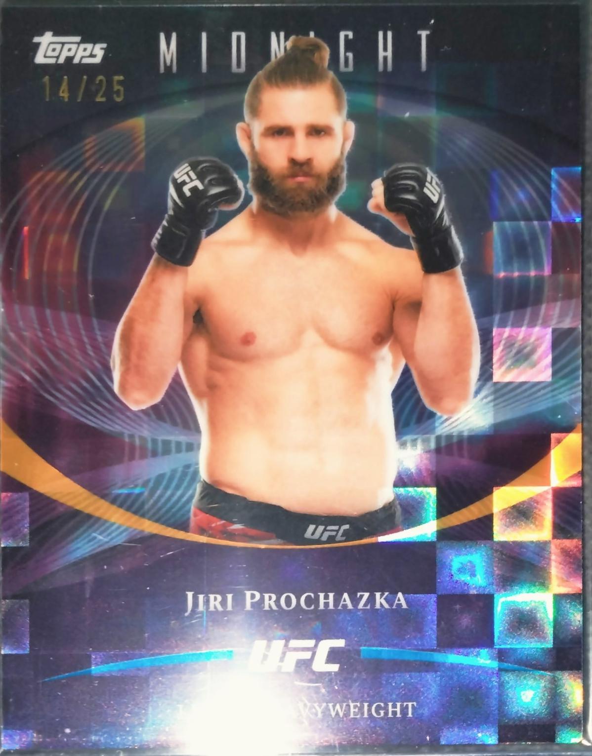 Jiri Prochazka 2026 Topps Midnight UFC Base #32 Moon Beam