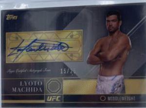Lyoto Machida 2016 Topps UFC Top of the Class Top of the Class Autographs #TCA-LM Silver