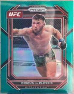 Dricus Du Plessis 2023 Panini Prizm UFC Base #195 Teal